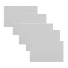 5-delige lederen reparatietape, zelfklevende lederen reparatiepatch Grey