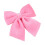 Velvet Christmas Tree Bow Decoration Pink 1