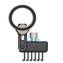 Autotelefonhalter MagSafe Handyhalterung für Tesla Model 3 Model Y Black