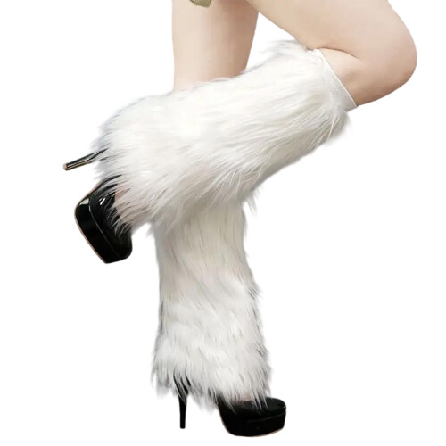 LED Light-Up Leg Warmers Soft Winter Boot Covers 1 Pair 2