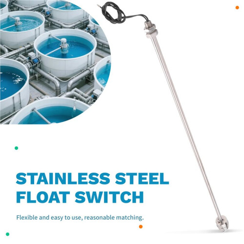 50cm Stainless Steel Water Level Liquid Sensor Vertical Float