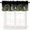 Botanical Kitchen Valance Curtains Nature White Floral 1