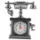 Vintage decorative phone clock for home office ABS material 6