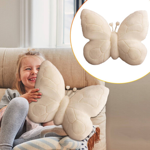 Butterfly Animal Pillow Soft Decorative Throw 1pc
