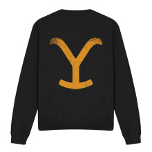 (M, Black) Yellowstone Unisex Adult Large Brand Sweatshirt