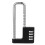 U-Shaped Combination Padlock 4-Digit Adjustable 1
