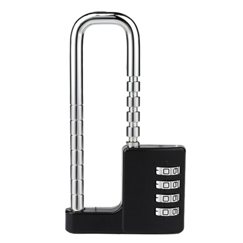 U-Shaped Combination Padlock 4-Digit Adjustable