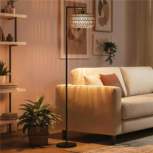 Boho Dimmable Floor Lamp - Black 2