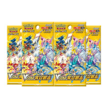 Pokemon Cards Crown Zenith, Korean VSTAR Universe - Booster Bundle including 4 Pokemon Booster Packs - TCYM Product