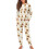 Women's Halloween Pajama Set Ghost Pumpkin Print Long 3