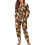 Women's Halloween Skull Mushroom Pajama Set Long Sleeve 3