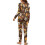 Women's Halloween Skull Mushroom Pajama Set Long Sleeve 5
