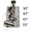 Boat Hand Rail Fitting 60 Degree 1 Inch Rectangular Base 3