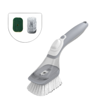 Spülbürste mit integriertem Seifenspender Grey