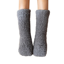 Autumn winter thick fuzzy warm floor socks for home bed floor Christmas gift