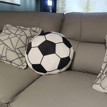 Plush Soccer Ball Pillow Soft Stuffed Cushion 1 Pc