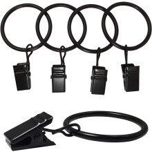 Vorhangringe und -klammern - 20er-Pack 3,5 x 3,2 cm