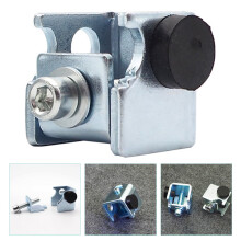 OUNONA white automatic door swing stopper bracket