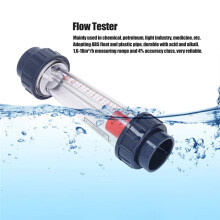 Water Flowing Meter 1.6-16m³/H ABS Plastic Tube Flowmeter with Float for Measurement