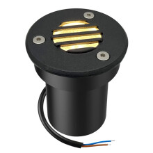 Outdoor Warm White Anti-Glare in-Ground Light Courtyard Landscape Spotlight Ground Path Deck Well Light DC12-24V 5W
