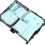 XiHAMA Packing Cubes Set Blue Polyester 6-Piece 2