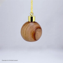 Bulb Ornament Project Kit - Gold Finish, 10 Pack