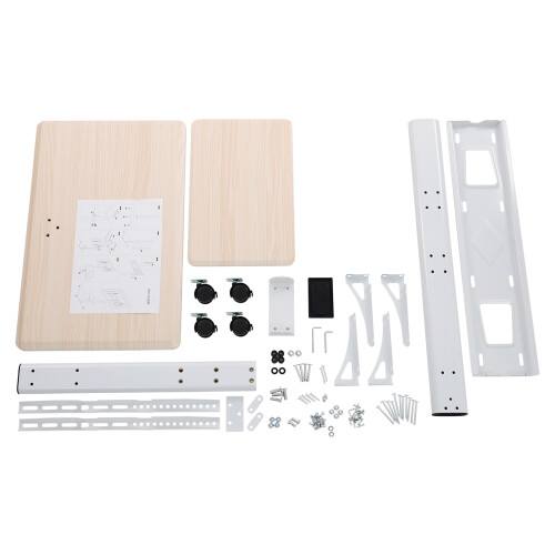 Mobile TV Stand Rollable TV Floor Stand (Adjustable Height 120-128cm) 1