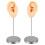 Silicone Ear Mannequin for Piercing Training Left and Right 1
