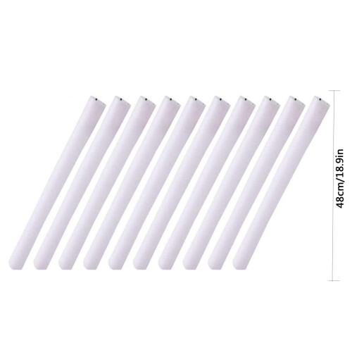 White Candle Wicks 10-Pack Pre-Waxed Tabbed for Soy Beeswax 2