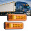Waywe Amber 3LED Side Marker Lights 3.9 inch 2PCS 1