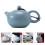 Sky Blue Ceramic Teapot Heat-Resistant 1.5L 1