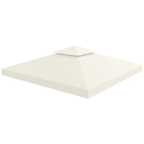3 x 3 m Replacement Gazebo Canopy - Cream White 1