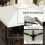 3 x 3 m Replacement Gazebo Canopy - Cream White 7