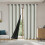 EGYMEN Beige Polyester Pongee Blackout Curtains 2-Pack 1