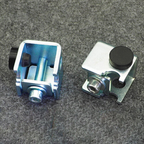 OUNONA white automatic door swing stopper bracket 2