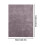 European solid color living room rug thickened washable 6