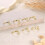 925 Sterling Silver Heart Initial Ring Rose Gold Plated 3