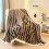 Cozy Fleece Throw Blanket 200x150cm Coffee 5