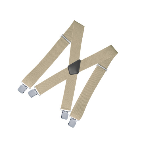 Verstellbarer, elastischer Hosenträger Khaki 1