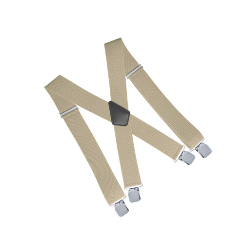 Verstellbarer, elastischer Hosenträger Khaki 2