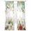 Christmas Sheer Curtains Green Eucalyptus Red Flowers Pine 1