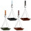 Hanging Bird Feeder 5.7x5.7x1.4 in Easy-Clean Durable 5