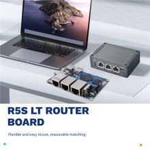 Für NanoPi R5S LTS Router 4G+32G RK3568 Entwicklungsboard OpenWRT -Kompatibel Dual 2,5G Gigabit Netzwerkrouter A