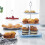 Snack Stand Dessert Display Stand with Handles 3-Tier 8