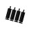 Black Adjustable Sofa Feet 12cm 4 pcs 5