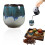 Glaze Coffee Cup Set Ceramic Tea Cups with Bulge Design 6 4