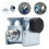 OUNONA white automatic door swing stopper bracket 8