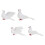 Simulation Dove Decor White Foam Christmas Tree Ornament 4 1