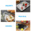Stainless Steel Grill Plate with Net Rack Small Roasting Pan 3