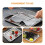 Stainless Steel Grill Plate with Net Rack Small Roasting Pan 4